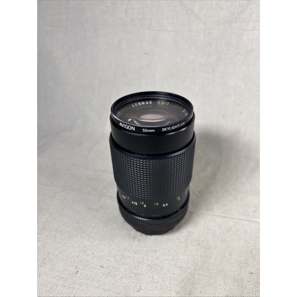 Lenmar Rx-7 1:2.8 55mm Camera Lens Poor Condition Parts Or Repair Only